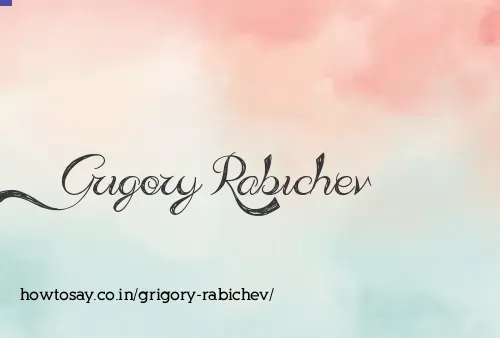 Grigory Rabichev