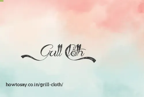 Grill Cloth