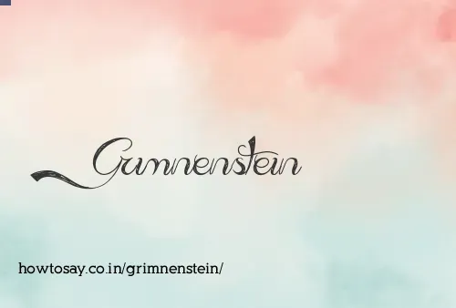 Grimnenstein