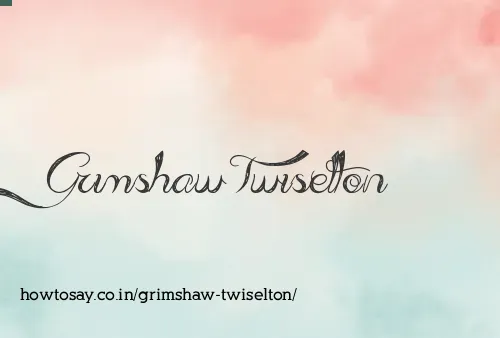 Grimshaw Twiselton