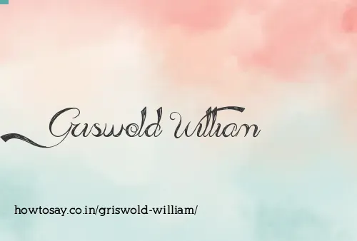 Griswold William