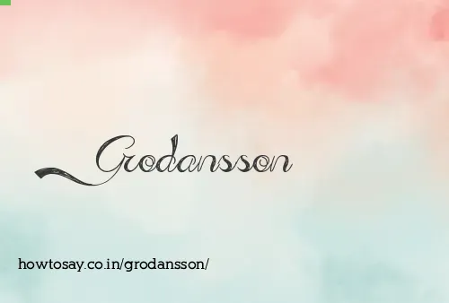 Grodansson