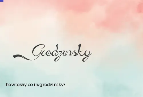 Grodzinsky