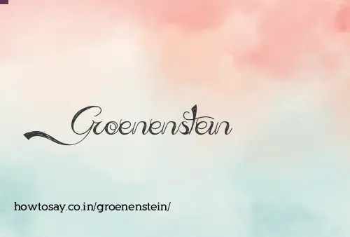 Groenenstein