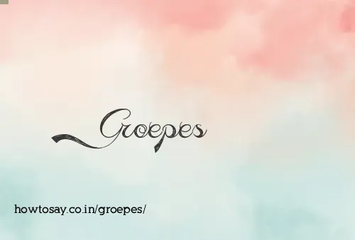 Groepes