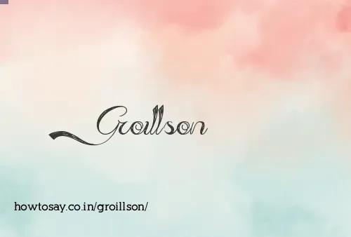 Groillson