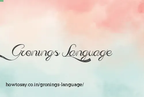 Gronings Language