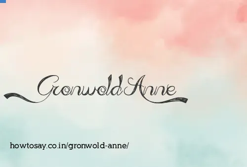 Gronwold Anne