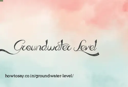Groundwater Level