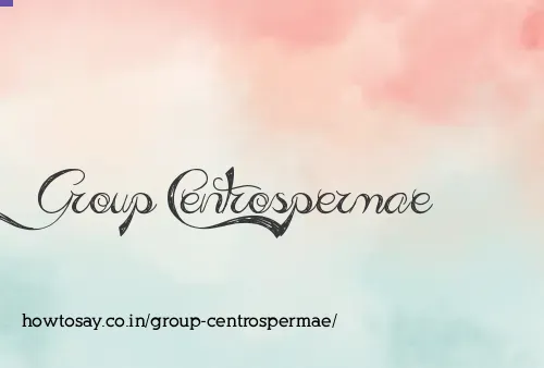 Group Centrospermae