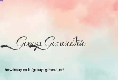 Group Generator