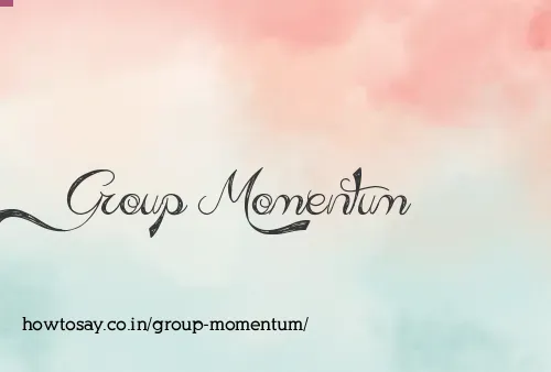 Group Momentum