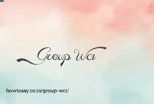 Group Wci