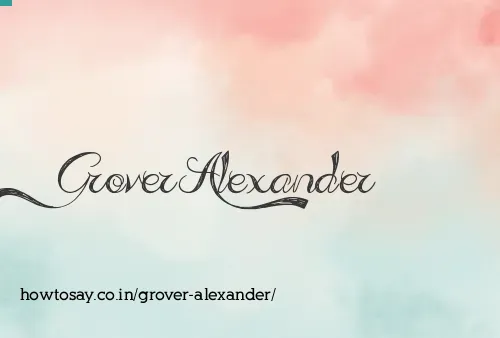 Grover Alexander