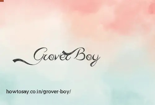 Grover Boy