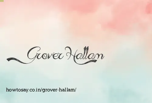 Grover Hallam