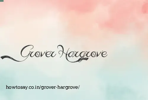 Grover Hargrove