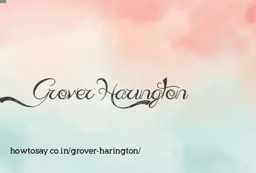 Grover Harington