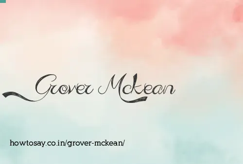 Grover Mckean
