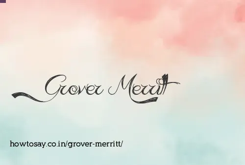 Grover Merritt