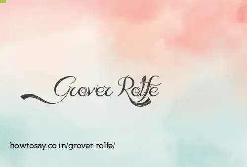 Grover Rolfe