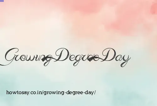 Growing Degree Day