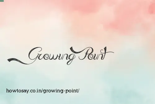 Growing Point
