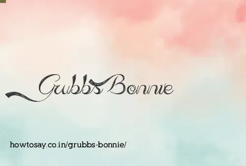 Grubbs Bonnie