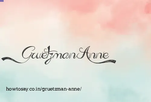 Gruetzman Anne