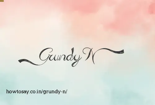 Grundy N