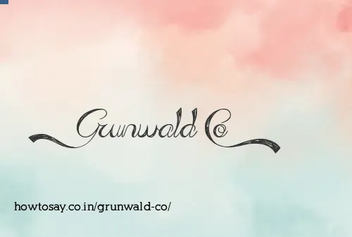 Grunwald Co
