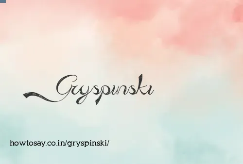 Gryspinski