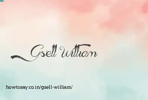 Gsell William