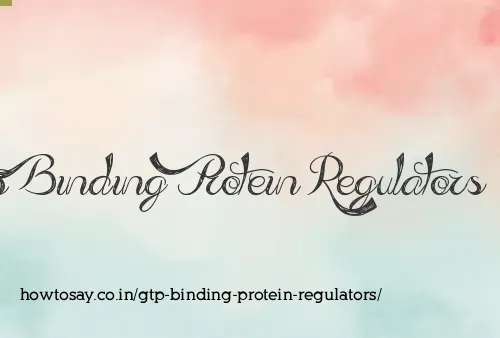 Gtp Binding Protein Regulators