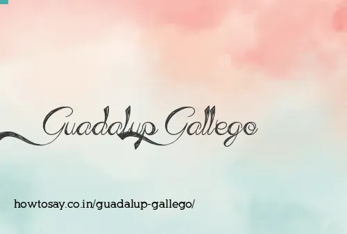 Guadalup Gallego
