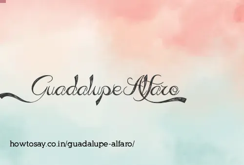 Guadalupe Alfaro