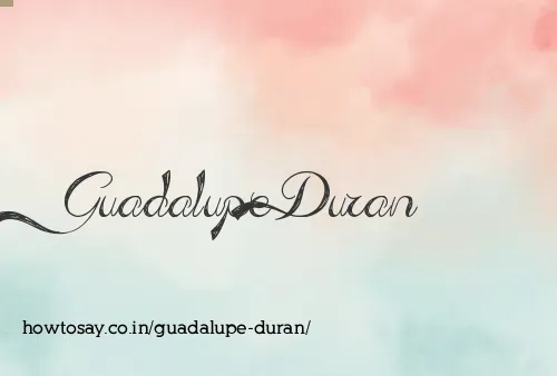 Guadalupe Duran
