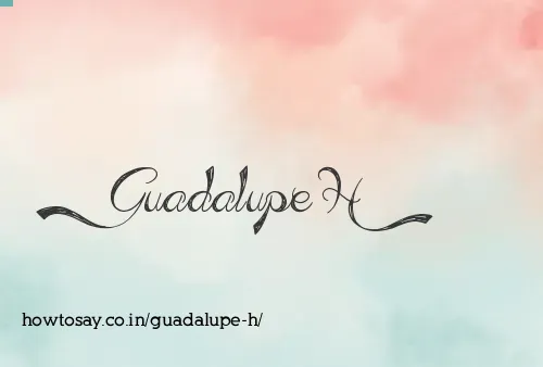 Guadalupe H