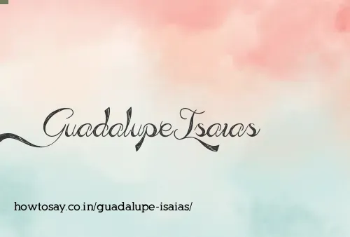 Guadalupe Isaias