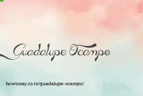 Guadalupe Ocampo