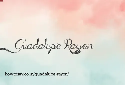 Guadalupe Rayon