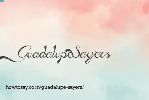 Guadalupe Sayers