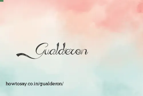 Gualderon