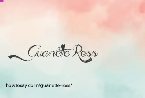 Guanette Ross
