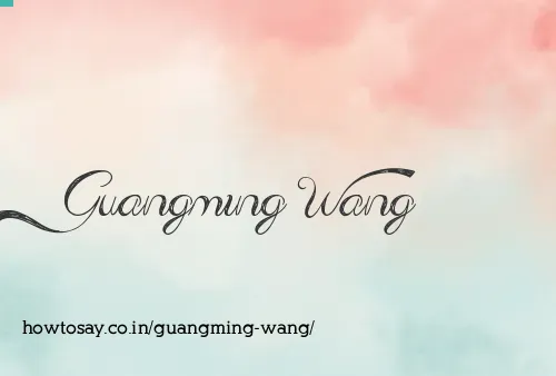 Guangming Wang
