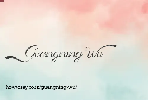 Guangning Wu