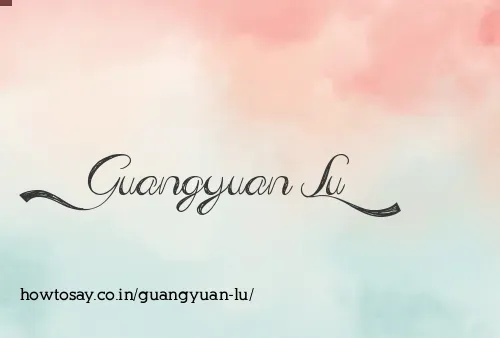 Guangyuan Lu