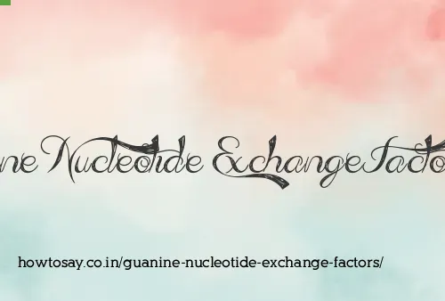 Guanine Nucleotide Exchange Factors