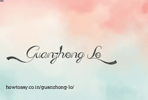 Guanzhong Lo