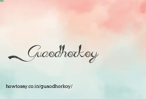 Guaodhorkoy